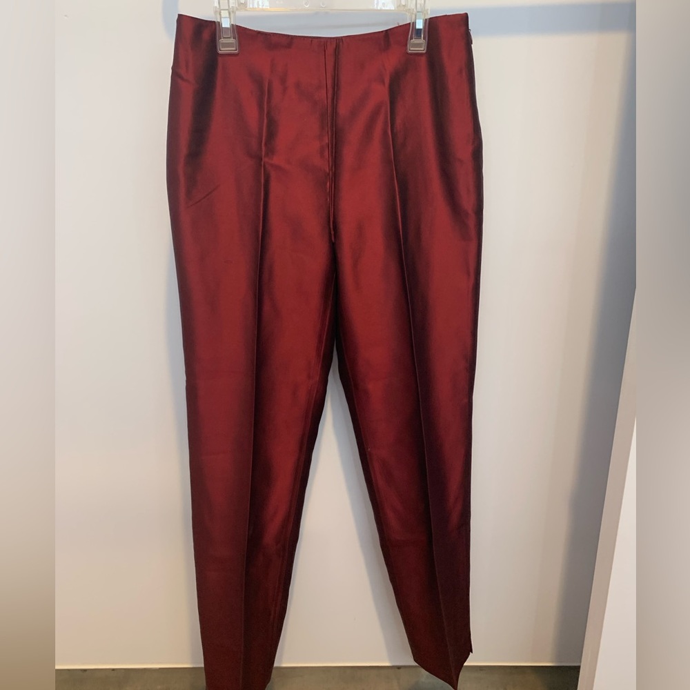 Ann Taylor 100% silk trousers, size 2